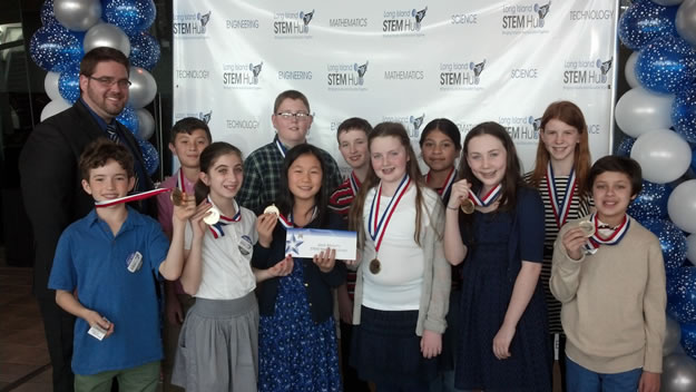 Nathaniel Coulter Nate Coulter Jack Abrams STEM Magnet School Long Island STEM HUB Challenge Gold Medal